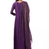 Purple Anarkali Suit