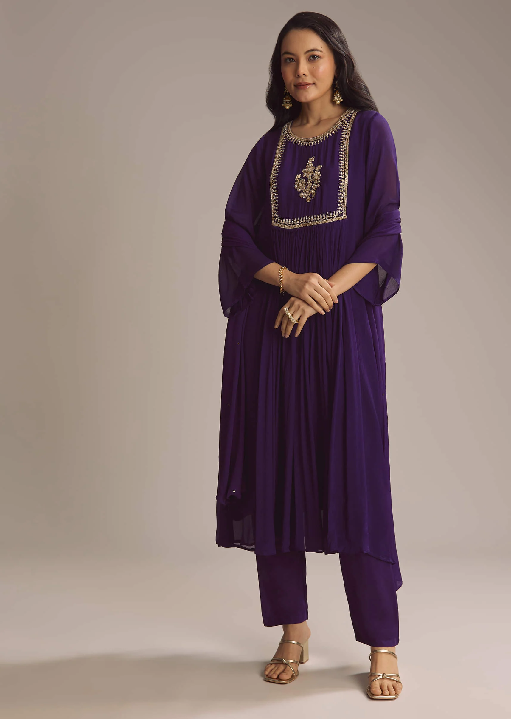 19551-purple-chinon-anarkali-suit-with-zari-work-1.webp Purple Chinon Anarkali Suit With Zari Work