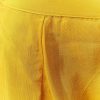 Yellow Resham Cut Dana Sleeve Anarkali Pant Set With Dupatta