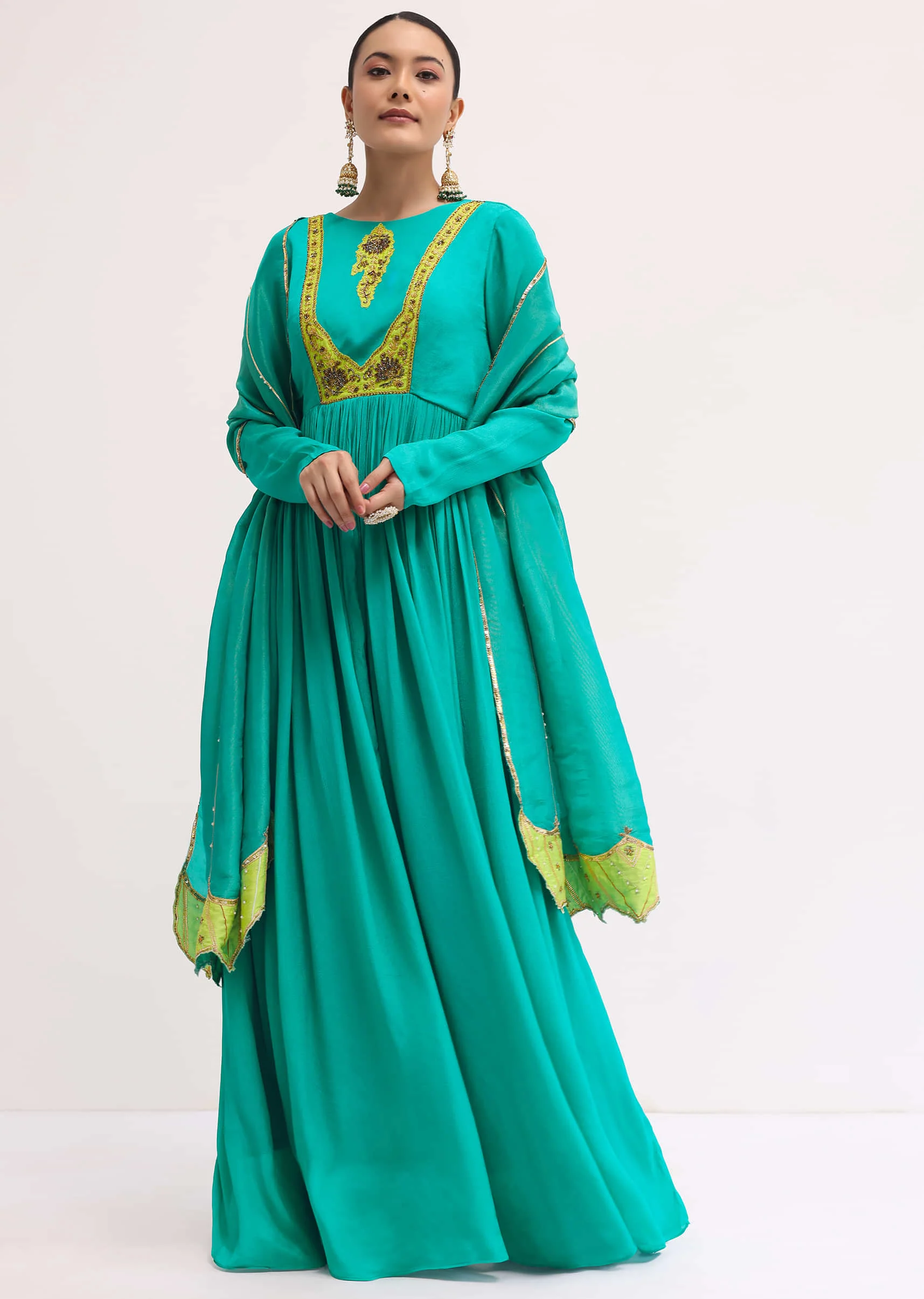 19637-aqua-green-chiffon-anarkali-with-tissue-dupatta-1.webp Aqua Green Chiffon Anarkali With Tissue Dupatta