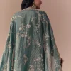 Sea Green Zardozi Anarkali with Dupatta