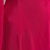 Pink Chinon Anarkali Suit With Zari Work