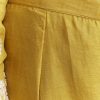 Yellow Cotton Anarkali Suit With Delicate Resham Work