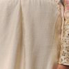 Cream A-Line Resham Embroidered Anarkali Set
