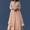 19870-peach-chinon-embroidered-anarkali-set-1.webp Peach Chinon Embroidered Anarkali Set