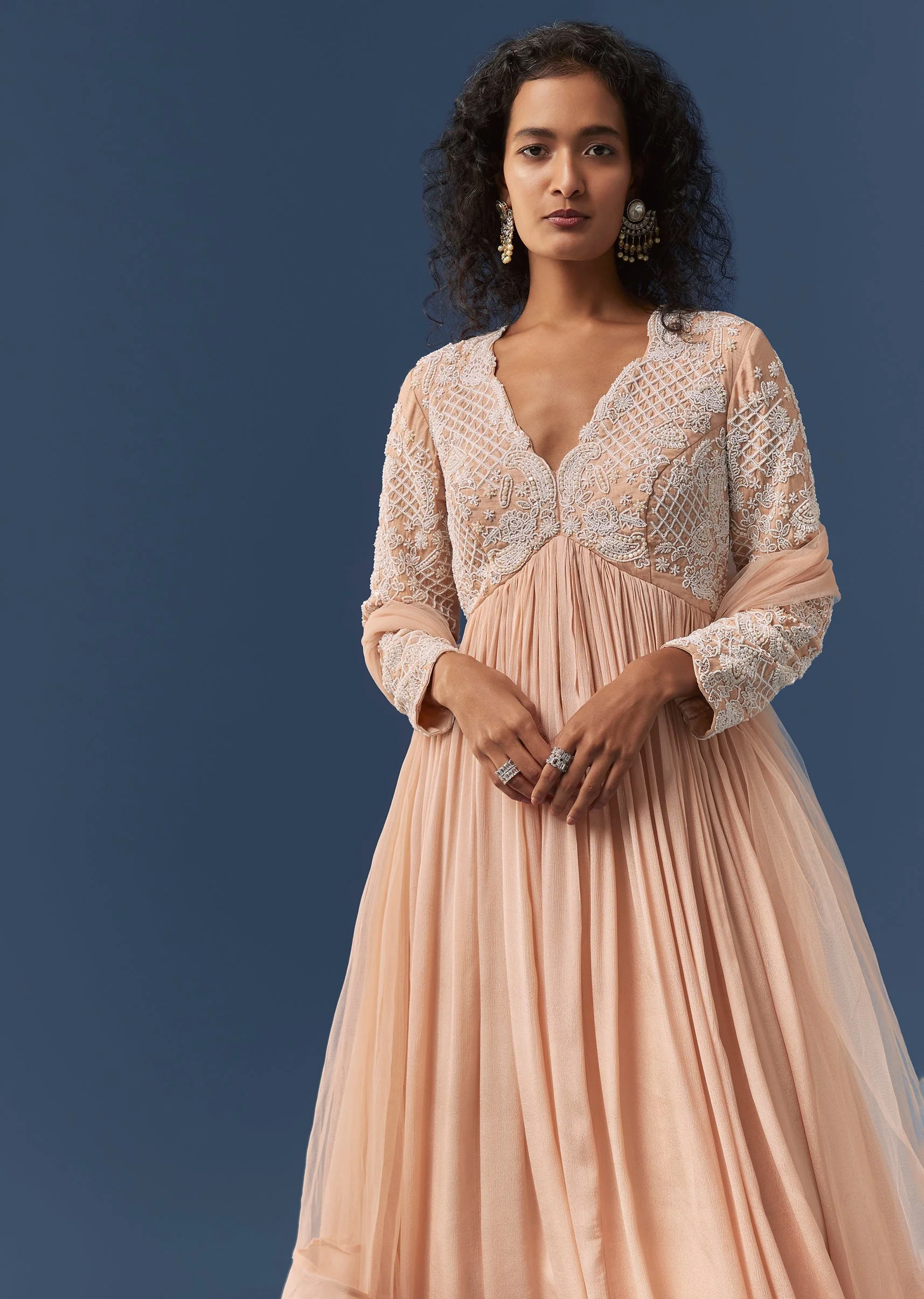 19870-peach-chinon-embroidered-anarkali-set-4.webp Peach Chinon Embroidered Anarkali Set