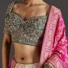 Beige Brocade Lehenga With Subtle Sparkle