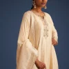 19968-cream-jacquard-kurta-set-with-banarasi-silk-dupatta-2.webp Cream Jacquard Kurta Set With Banarasi Silk Dupatta