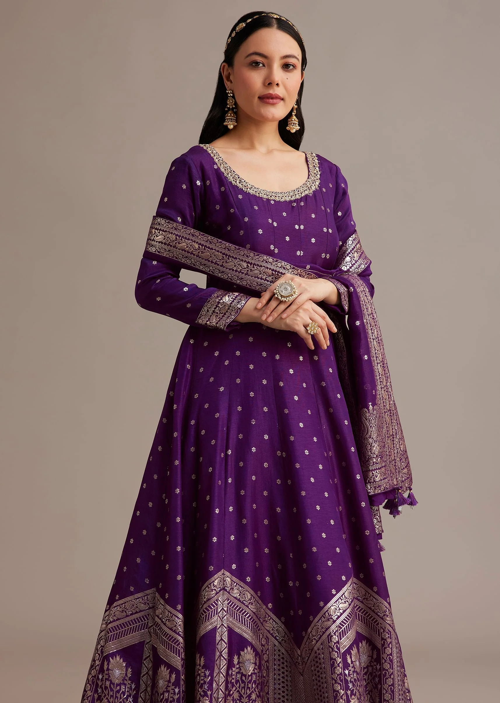 19992-dark-purple-gold-weave-anarkali-set-with-banarasi-dupatta-4.webp Dark Purple Gold Weave Anarkali Set With Banarasi Dupatta