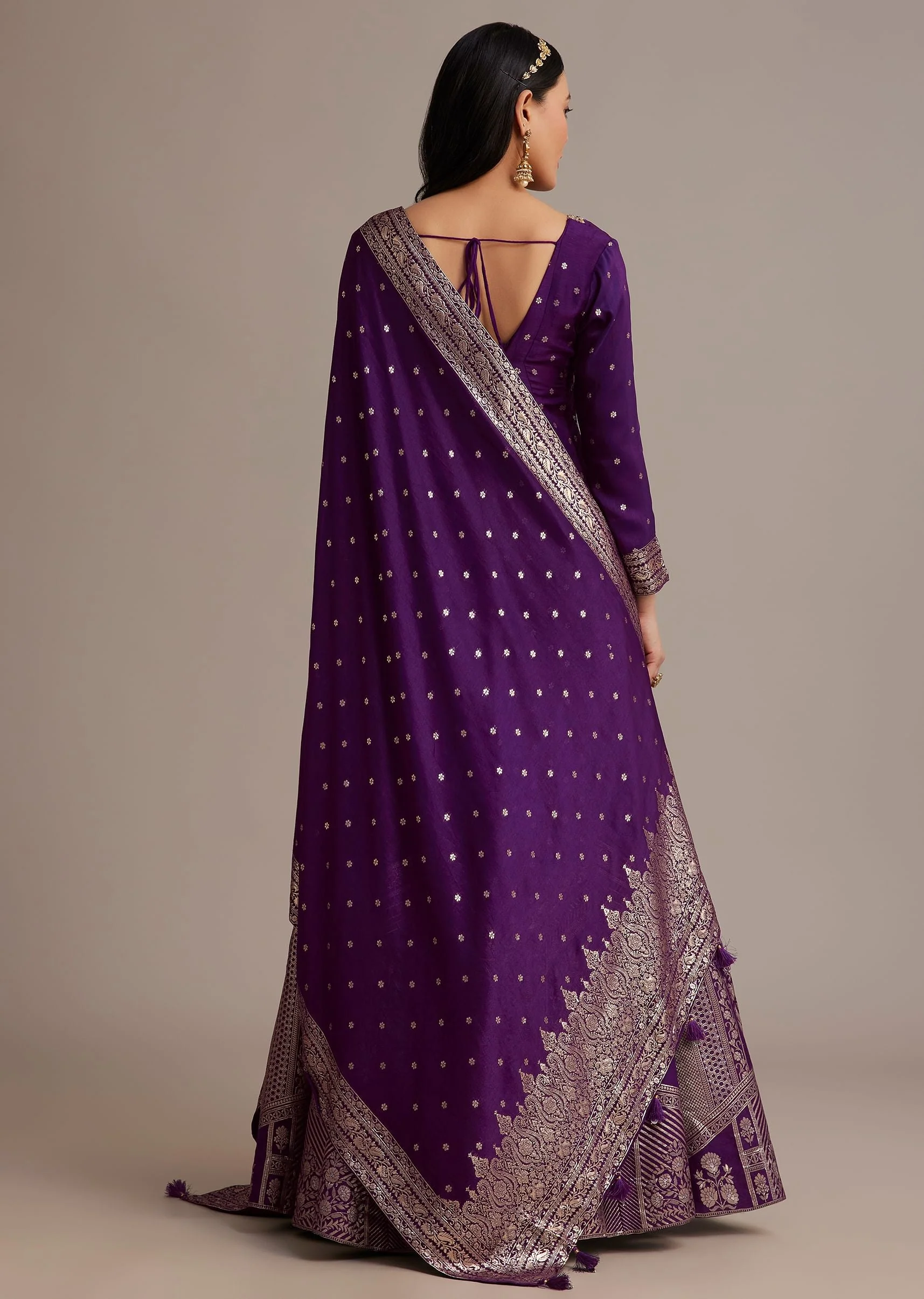19992-dark-purple-gold-weave-anarkali-set-with-banarasi-dupatta-5.webp Dark Purple Gold Weave Anarkali Set With Banarasi Dupatta