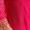 Pink Russian Silk Bandhani Anarkali With Leheriya Dupatta