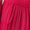 Pink Anarkali Suit In Chevron Print With Mirror Moti And Stone Work And Dupatta