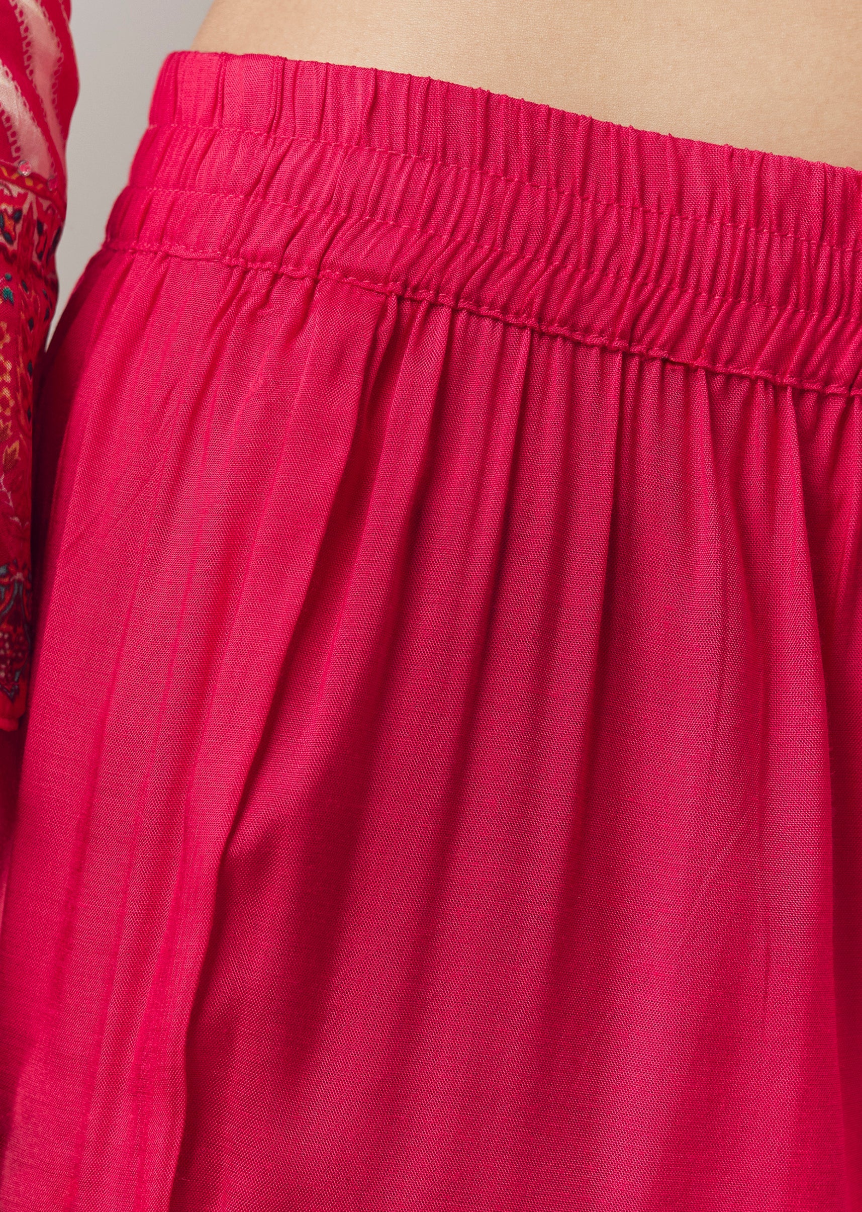 Pink Anarkali Suit In Chevron Print With Mirror Moti And Stone Work And Dupatta