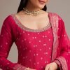 20063-rani-pink-gold-weave-anarkali-set-with-banarasi-dupatta-2.jpg Rani Pink Gold Weave Anarkali Set With Banarasi Dupatta