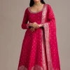 20063-rani-pink-gold-weave-anarkali-set-with-banarasi-dupatta-4.webp Rani Pink Gold Weave Anarkali Set With Banarasi Dupatta