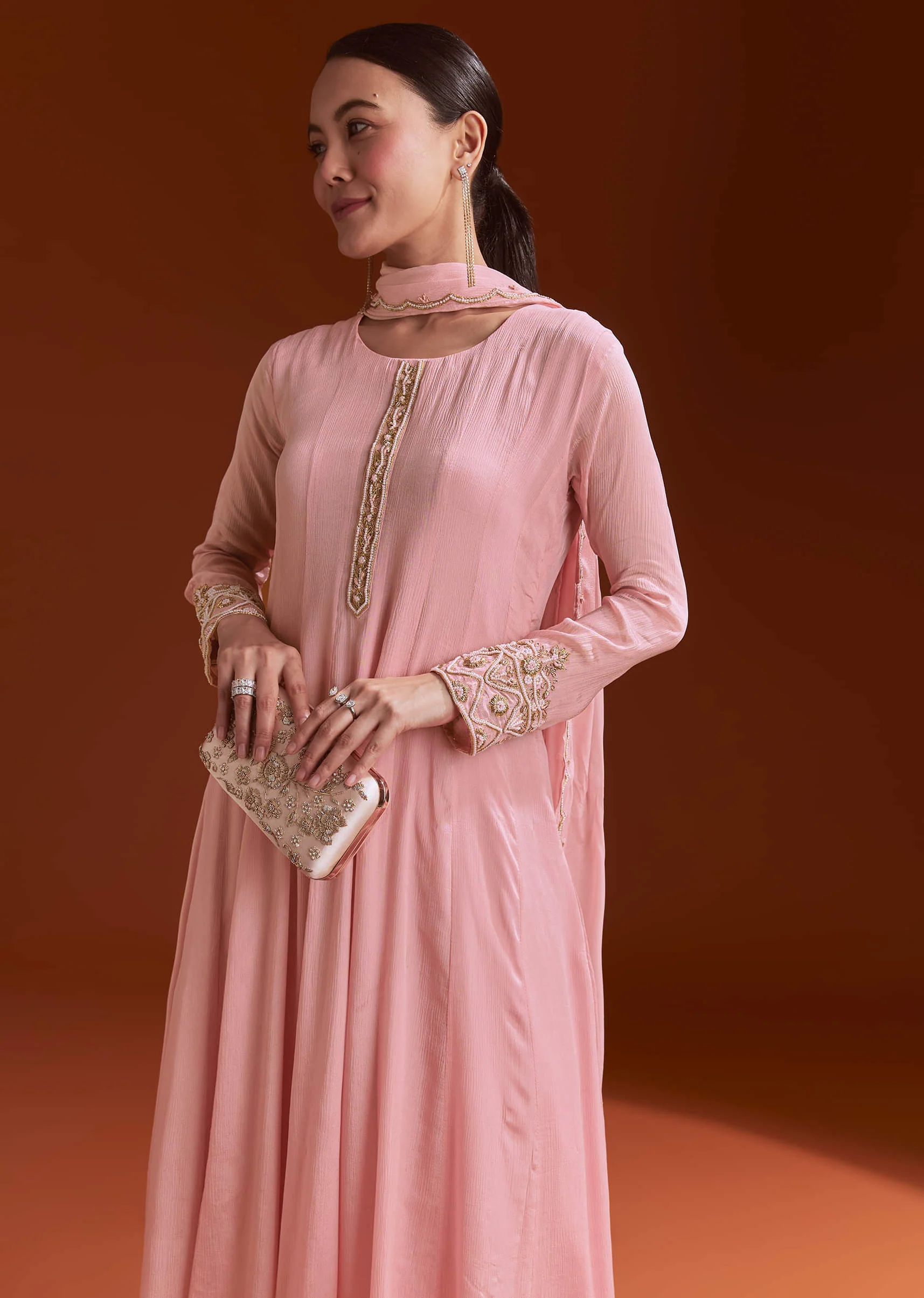 20145-pink-chinon-anarkali-suit-with-beads-and-stone-work-1.webp Pink Chinon Anarkali Suit With Beads And Stone Work