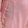 Pink Chinon Anarkali Suit With Beads And Stone Work