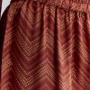 Brown Silk Anarkali Suit With Indie Print And Embroidery