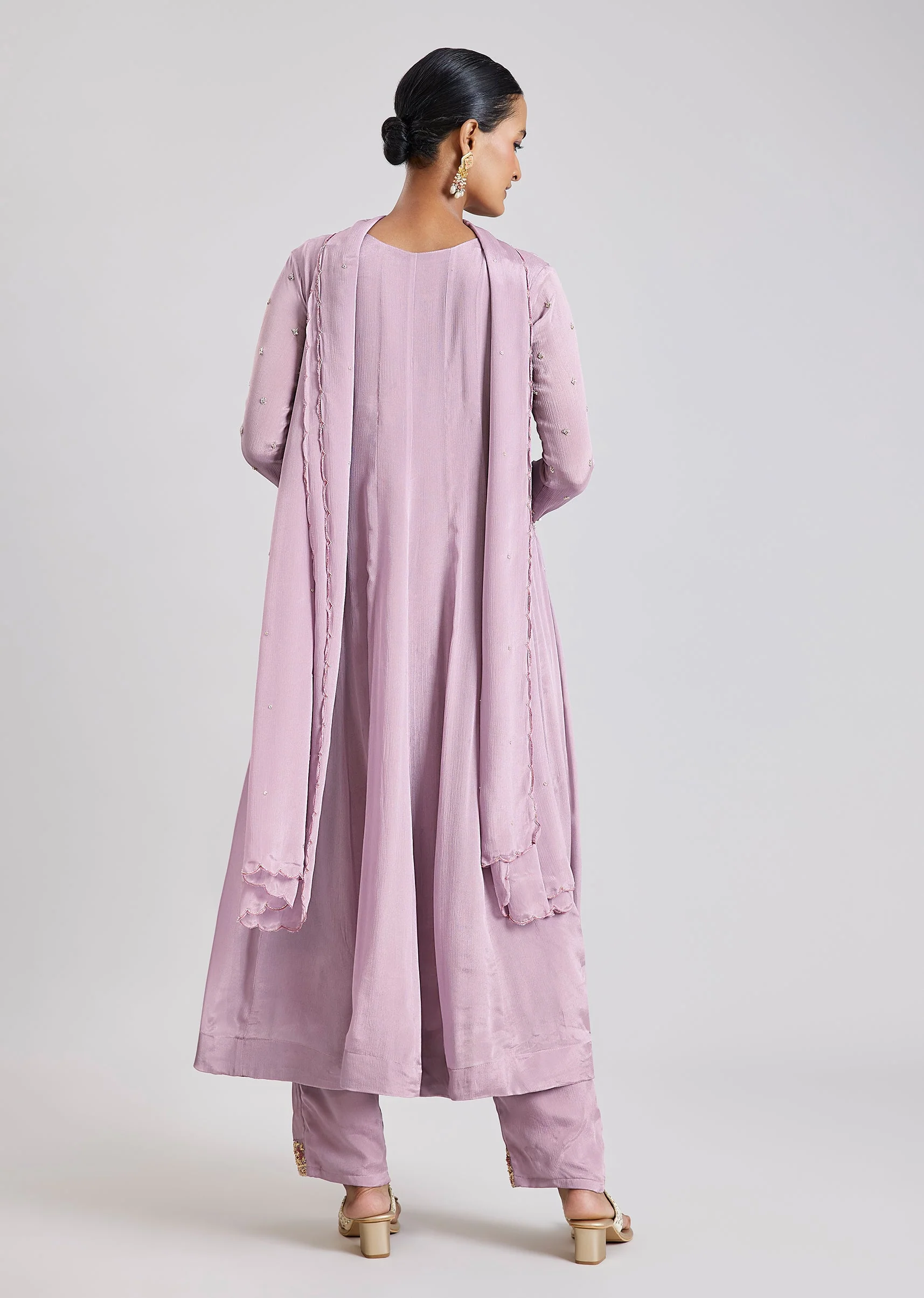 Lavender Zardosi Anarkali