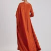 Orange Zardosi Anarkali