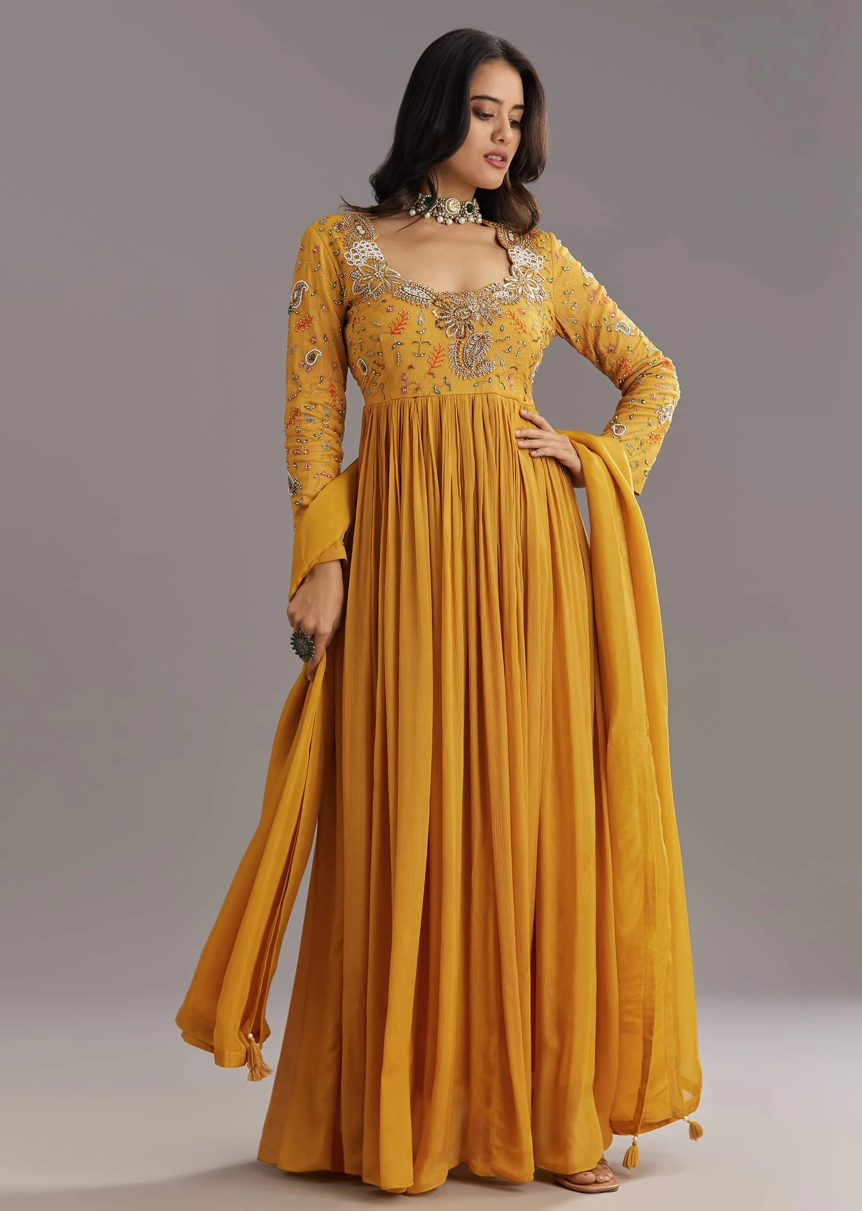 20326-mustard-chinon-anarkali-set-with-moti-zari-and-cut-dana-embroidery-1.webp Mustard Chinon Anarkali Set With Moti Zari and Cut Dana Embroidery