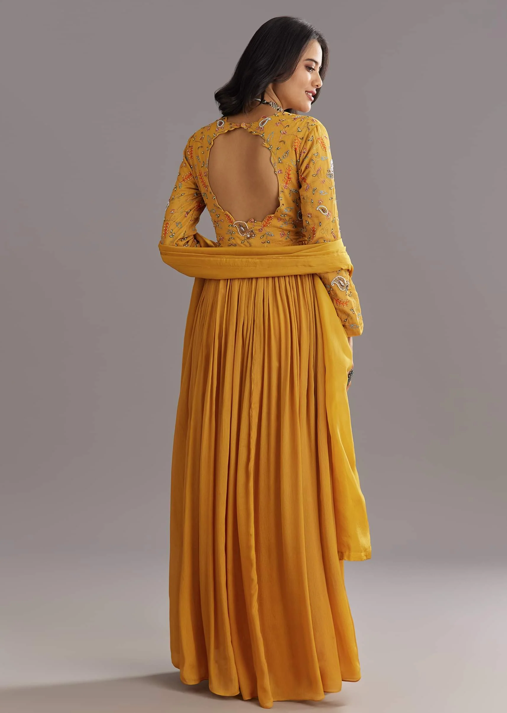 20326-mustard-chinon-anarkali-set-with-moti-zari-and-cut-dana-embroidery-5.webp Mustard Chinon Anarkali Set With Moti Zari and Cut Dana Embroidery