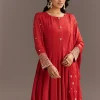 20668-deep-orange-chinon-kurta-with-zardosi-sleeves-and-butti-dupatta-4.webp Deep Orange Chinon Kurta With Zardosi Sleeves And Butti Dupatta