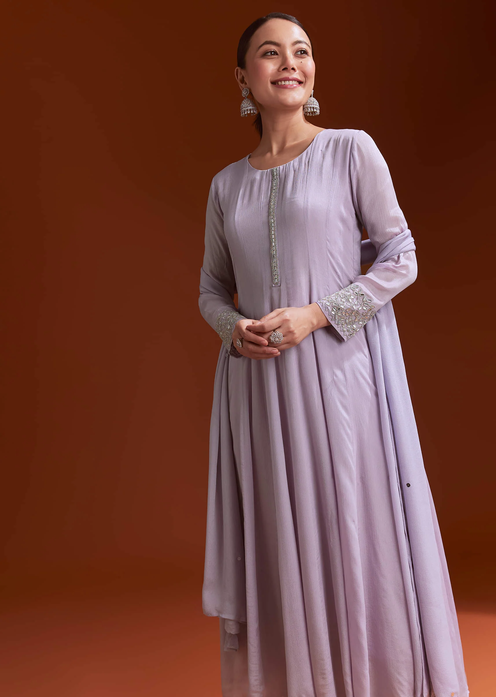 20715-lavender-chinon-anarkali-suit-with-beads-and-stone-work-1.webp Lavender Chinon Anarkali Suit With Beads And Stone Work