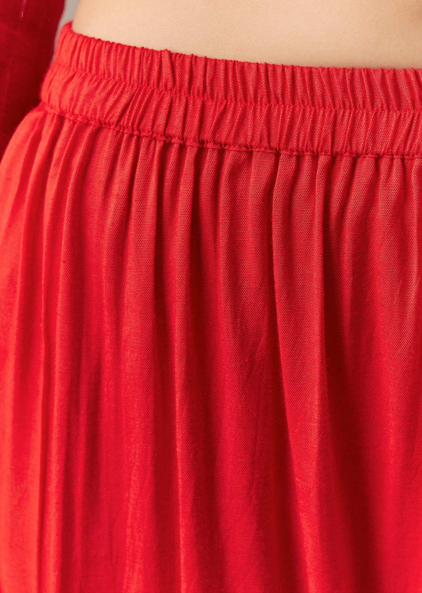 Red Angrakha Kurta Set With Bandhani Dupatta