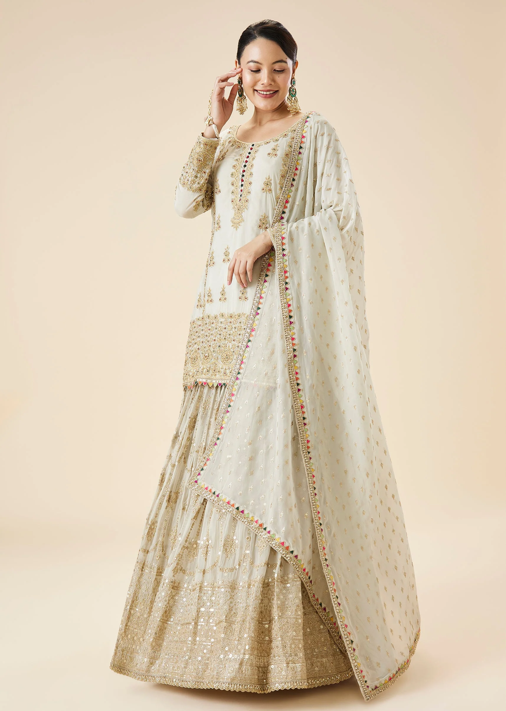 2100-mint-blue-embroidered-kurta-lehenga-set-1.webp Mint Blue Embroidered Kurta Lehenga Set