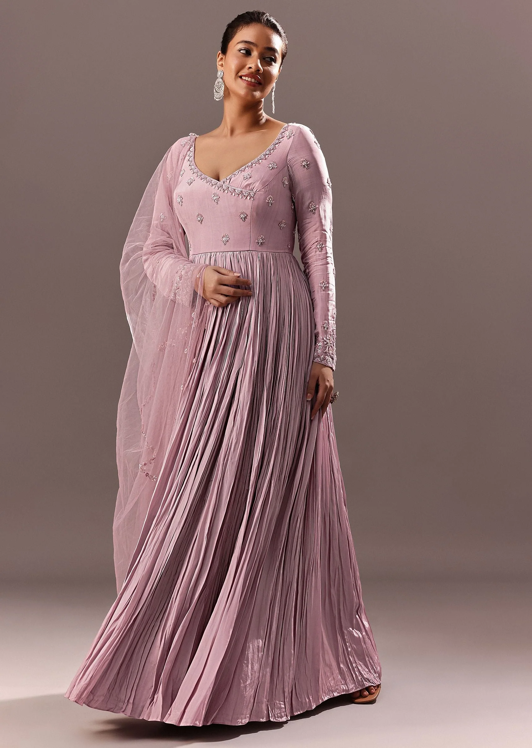 21017-lavender-embroidered-anarkali-suit-with-organza-dupatta-1.webp Lavender Embroidered Anarkali Suit With Organza Dupatta