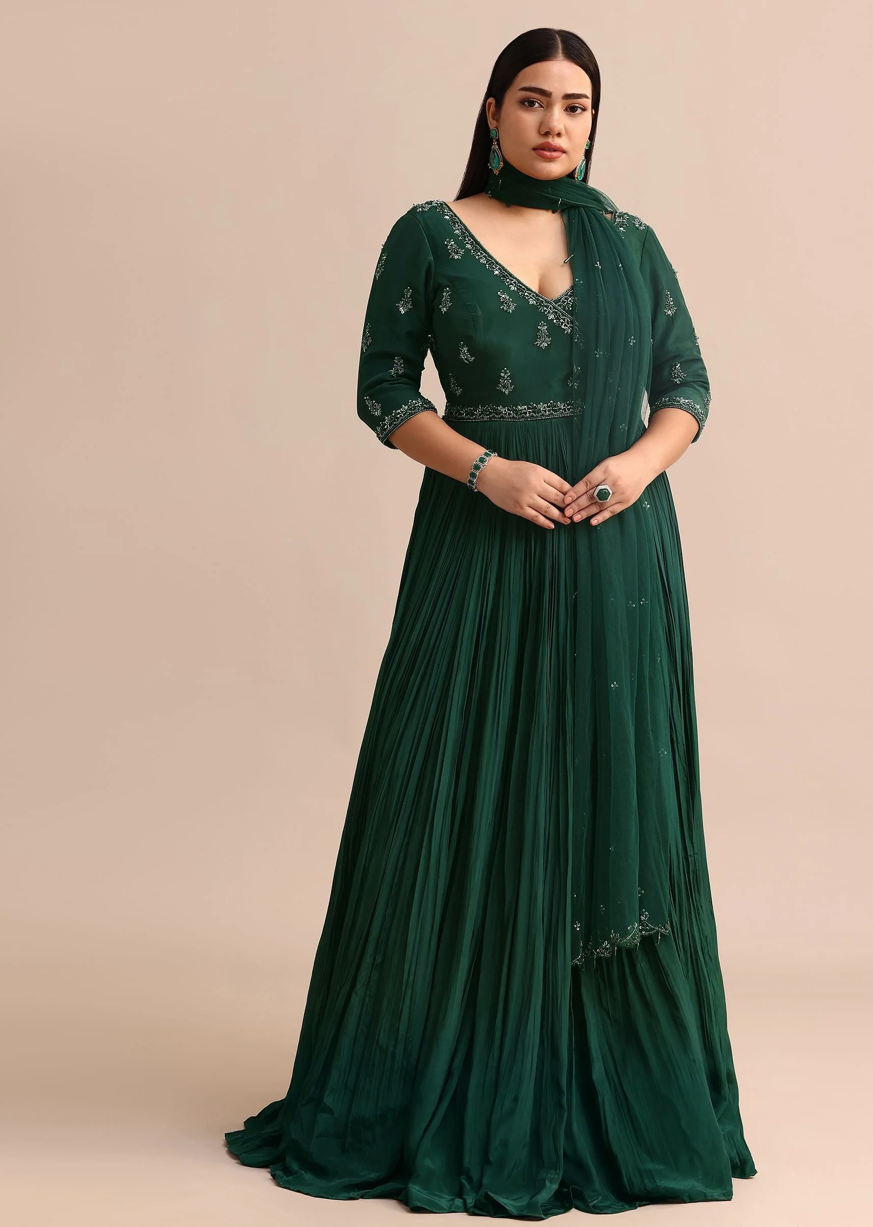 21056-dark-green-embroidered-anarkali-suit-with-net-dupatta-1.webp Dark Green Embroidered Anarkali Suit With Net Dupatta