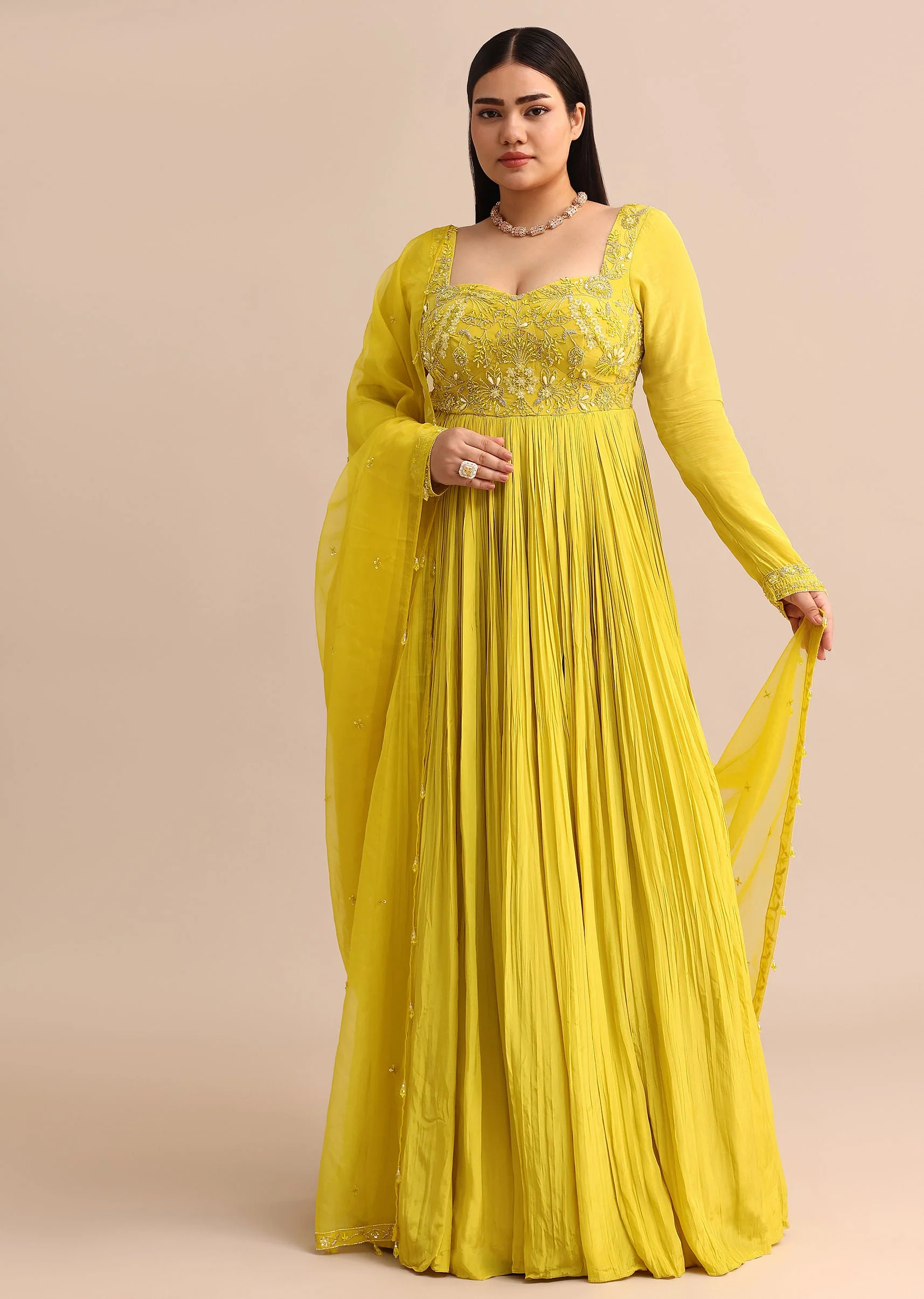 21089-us-4-us-4-variation-1.webp Sweetheart Neck Embroidered Crepe Yellow Anarkali Suit