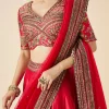 Rani Pink Embroidered Bridal Lehenga Set