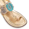 Gold Turquoise Detail Kolhapuri