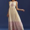 Lavender Floral Gotta Lace Kurta With Angrakha Jacket