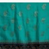 Blue Banarasi Silk Woven Saree With Zari Paisley Motifs