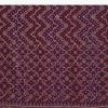 Purple Banarasi Georgette Embroidered Saree With Heavy Hand Embroidery