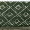 Green Banarasi Georgette Saree With Zari Bandhani Weave And Unstitched Blouse Piece