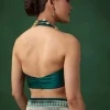 Green Shaded Banarasi Silk Saree with Unstitched Blouse