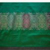 Green Shaded Banarasi Silk Saree with Unstitched Blouse