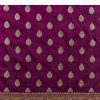 Wine Silk Handwoven Banarasi Saree With Zari Butti