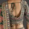 Dark Green Lehenga With Bold Festive Prints