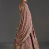 Purple Lehenga With Mirror Sparkle Detail