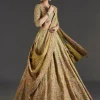 Yellow Lehenga With Beadwork Charm