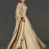 Beige Cut Dana And Sequins Embroidered Lehenga