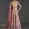 Pink Lehenga With Sweetheart Charm And Stone Work