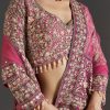 Pink Lehenga With Sweetheart Charm And Stone Work