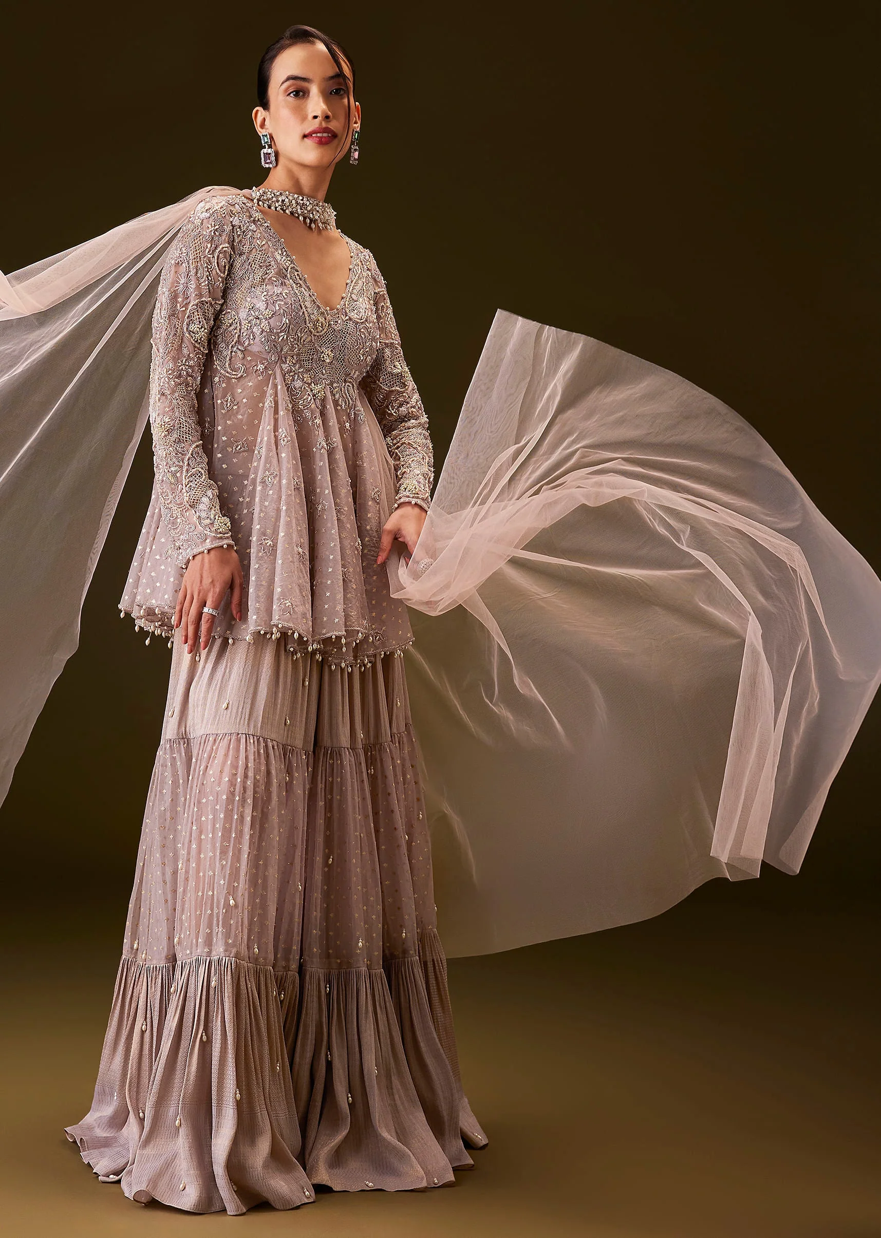 22015-lilac-banarasi-silk-sharara-set-with-choker-dupatta-1.webp Lilac Banarasi Silk Sharara Set With Choker Dupatta
