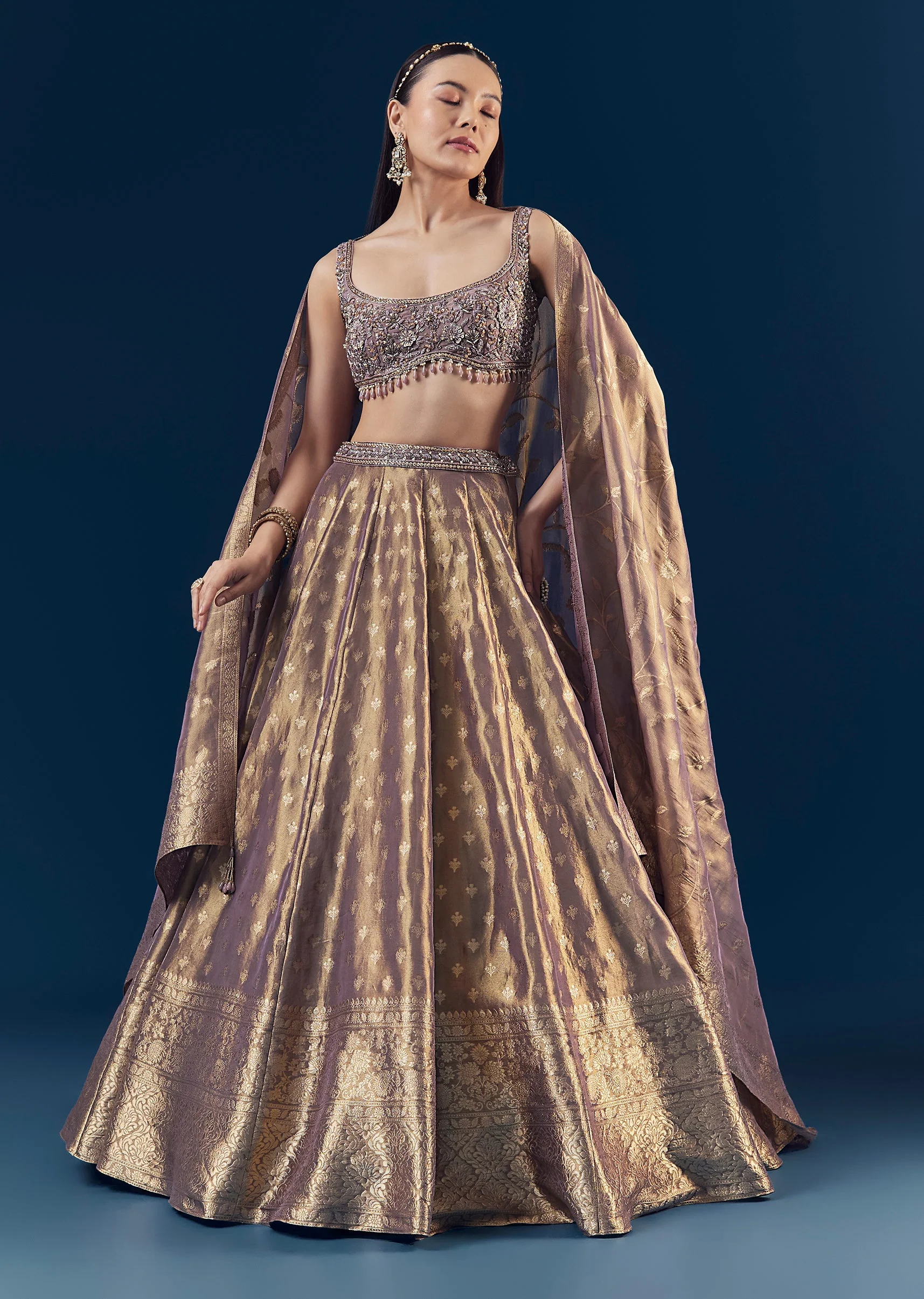 22093-purple-banarasi-silk-kali-lehenga-set-with-hand-embroidery-1.webp Purple Banarasi Silk Kali Lehenga Set with Hand Embroidery